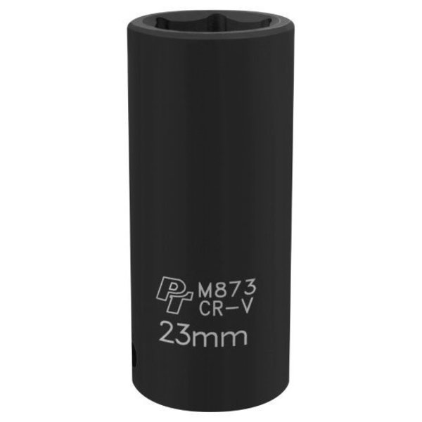 Performance Tool 1/2 In Dr. Deep Impact Socket 23Mm Socket Dp Imp 2, M873 M873